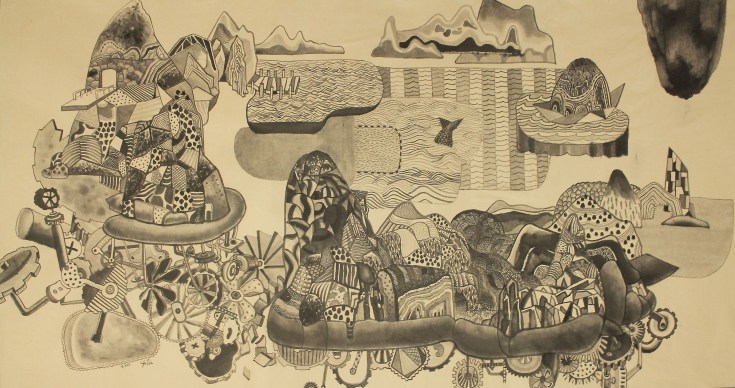 loh-yi-pei-the-moving-islands-ink-on-paper-64x117cm-2015